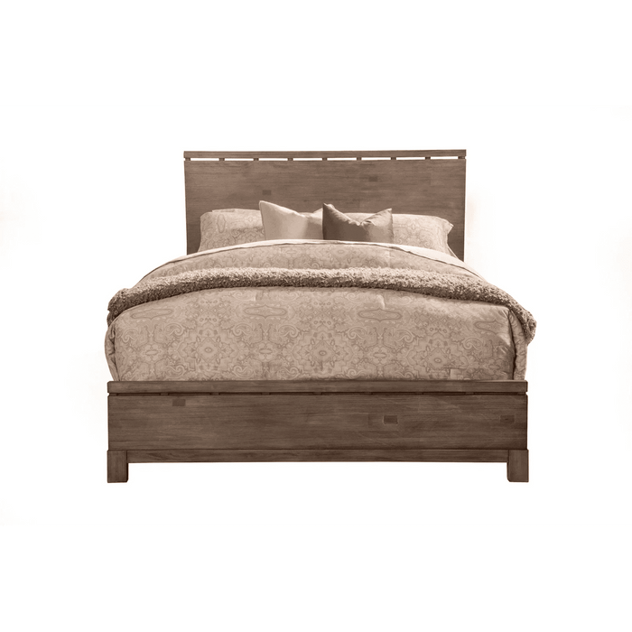 Alpine Furniture Sydney Standard King Panel Bed, Weathered Grey 1700-07EK