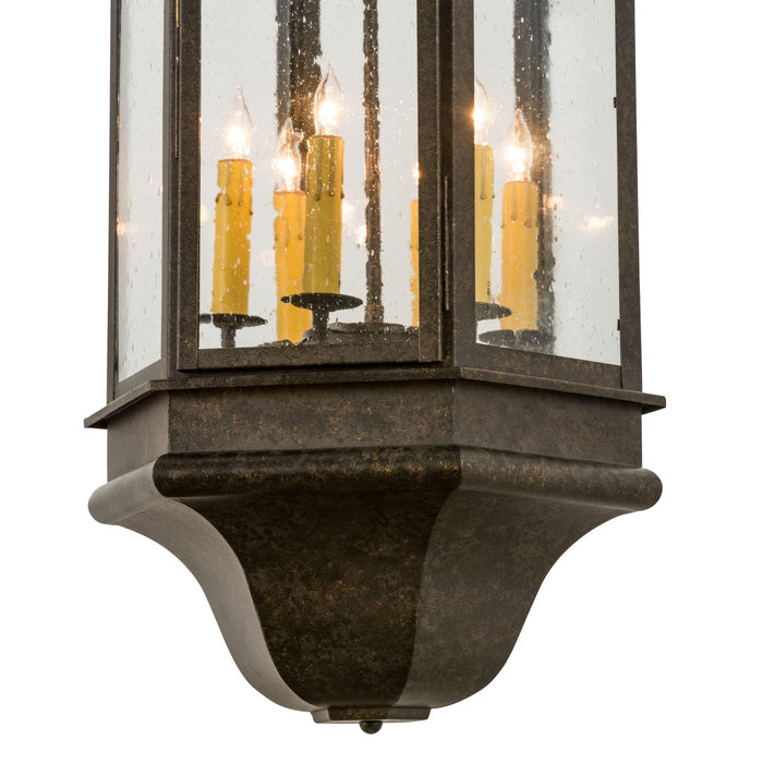 Meyda 15"W Rustic Gascony Lantern Pendant
