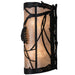Meyda 10" Wide Rustic Black Whispering Pines Wall Sconce