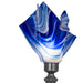 Meyda 14" High Handkerchief Curacao Swirl Accent Table Lamp