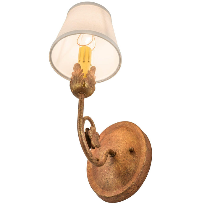 Meyda 5" Wide Antonia Copper Wall Sconce