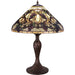 Meyda 22" Tiffany Jeweled Grape Table Lamp
