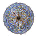 Meyda 30" Wide Blue and Lavender Art Wisteria Pendant