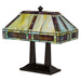 Meyda 20"H Chaves Oblong Table Lamp