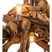 Meyda 40" Wide Brown Driftwood 5 + 1 LT Chandelier
