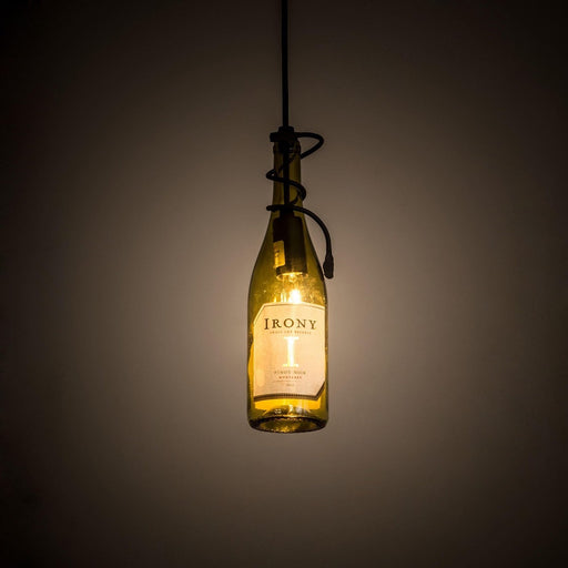 Meyda 3"W Tuscan Vineyard Custom Wine Bottle Pendant