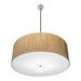 Meyda 42" Wide Cream Cilindro Textrene Pendant