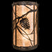 Meyda 8" Wide Whispering Pines Wall Sconce