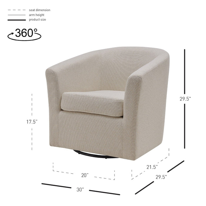 New Pacific Direct Hayden Fabric Swivel Chair 1900142-276