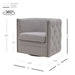 New Pacific Direct Leslie Fabric Swivel Tufted Chair 1900148-410