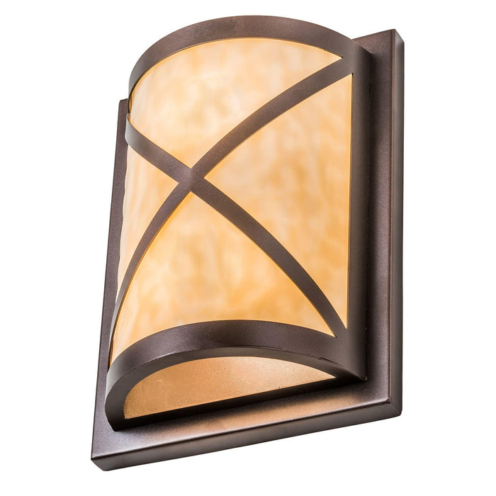 Meyda 9" Wide Whitewing Wall Sconce
