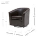 New Pacific Direct Hayden Swivel Bonded Leather Chair 193012B-01