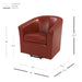 New Pacific Direct Hayden Swivel Bonded Leather Chair 193012B-8141