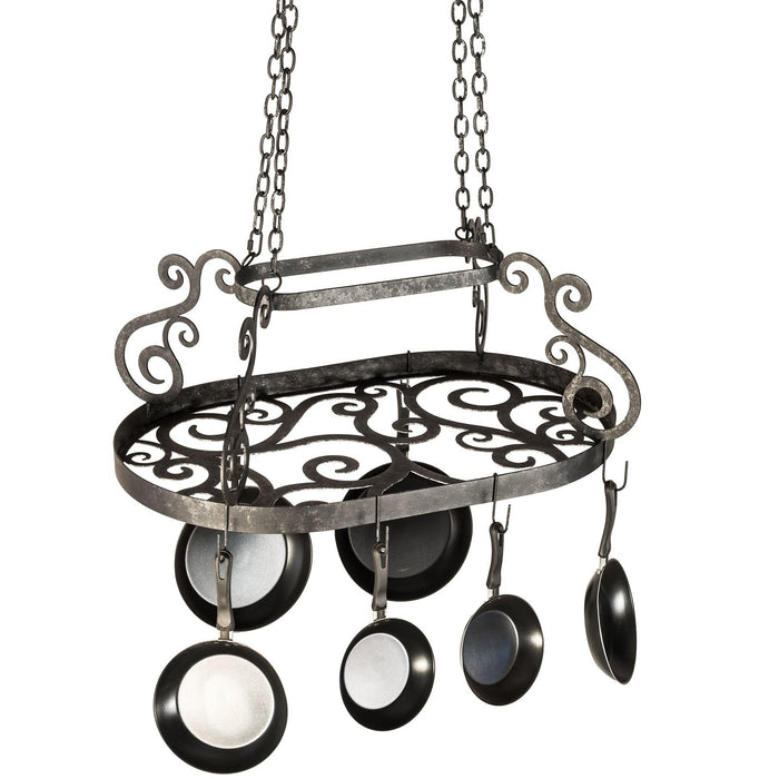 Meyda 38" Long Stained Neo Pot Rack