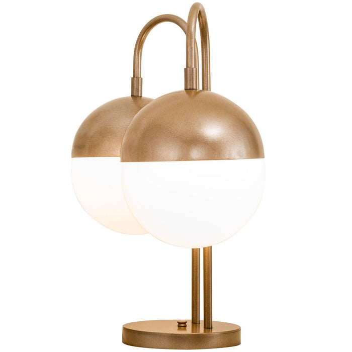 Meyda 19" Wide Globe Bola Deux Desk Table Lamp