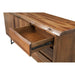 Alpine Furniture Live Edge Server, Light Walnut 1968-06