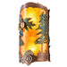 Meyda 6" Wide Boulders Personalized Wall Sconce