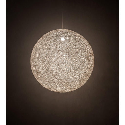 Meyda 32" Wide White Yarn Ball Pendant