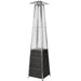 RADtec 89" Tower Flame Propane Patio Heater - Black & Grey Wicker