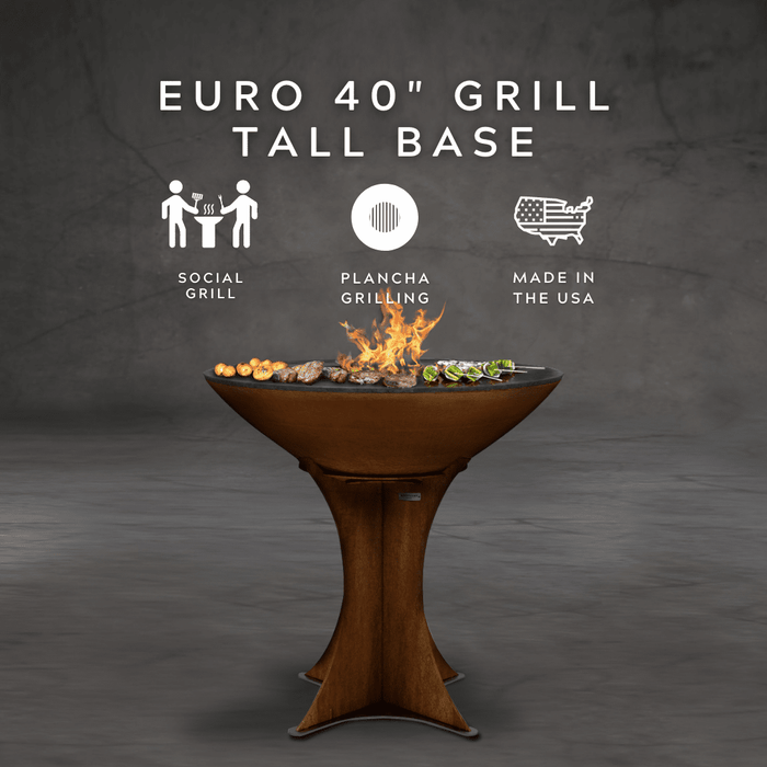 Arteflame Classic 40" Grill - Tall Euro Base