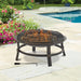 Endless Summer 29" Brushed Copper Wood Burning Outdoor Firebowl WAD15121MT