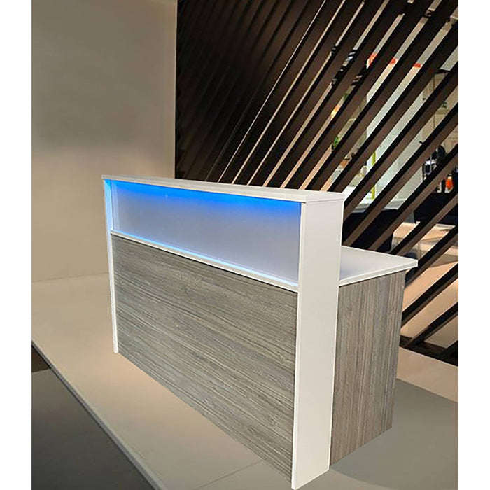 Frosted Malibu Reception Desk