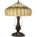 Meyda 19" High Fluted Tulip Table Lamp