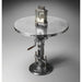 Butler Specialty Company Fenwick Round Metal 31.5""W Hall/Pub Table, Silver 2072025