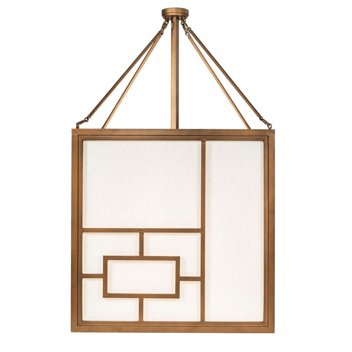 Meyda 36" Geometric Square Kofu Pendant