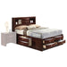 Acme Furniture Ireland Full Bed W/Storage Espresso Finish 21590F