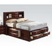 Acme Furniture Ireland Ek Bed W/Storage in Espresso Finish 21596EK