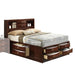 Acme Furniture Ireland Queen Bed W/Storage in Espresso Finish 21600Q