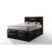 Acme Furniture Ireland Full Bed W/Storage in Black Finish 21620F