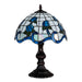 Meyda 17" High Roseborder Table Lamp