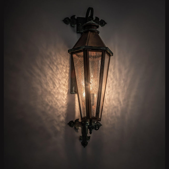 Meyda 8" Wide Vintage Millesime Lantern Wall Sconce