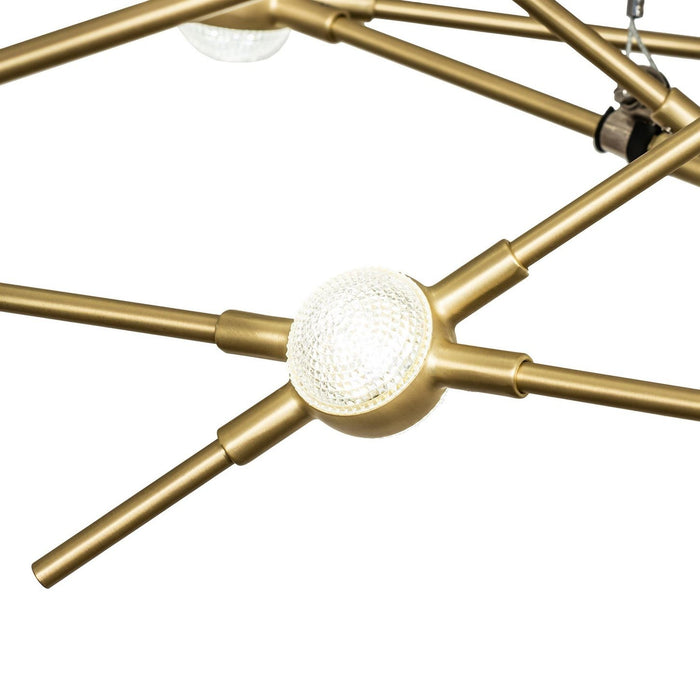 Meyda 90" Long Parallax Oblong Pendant