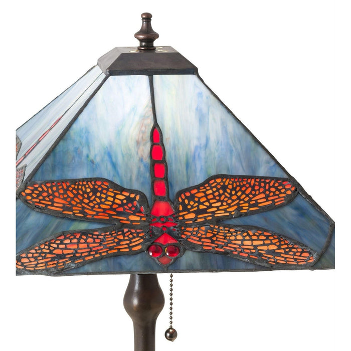 Meyda 20" High Prairie Dragonfly Table Lamp