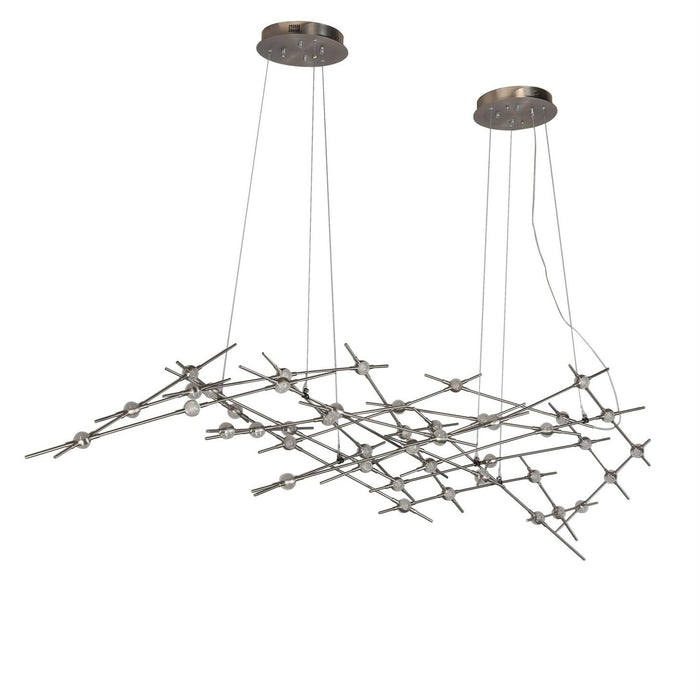 Meyda 93" Long Parallax Oblong Pendant