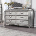 Acme Furniture Leonora Dresser W/Jewelry Tray in Vintage Platinum Finish 22145