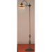 Meyda 60"H Roussillon Rose Bouquet Bridge Arm Floor Lamp