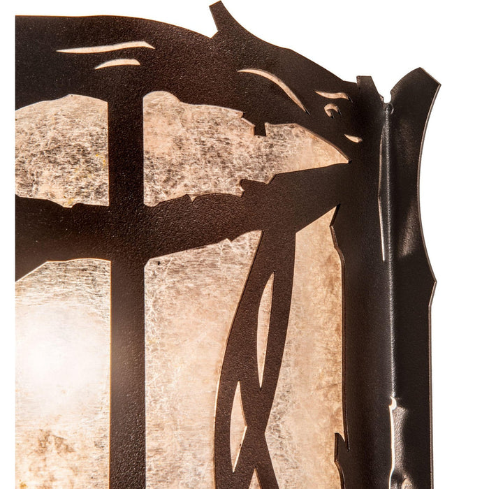 Meyda 10" Wide Whispering Pines Wall Sconce