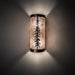 Meyda 5" Wide Tall Pines Wall Sconce