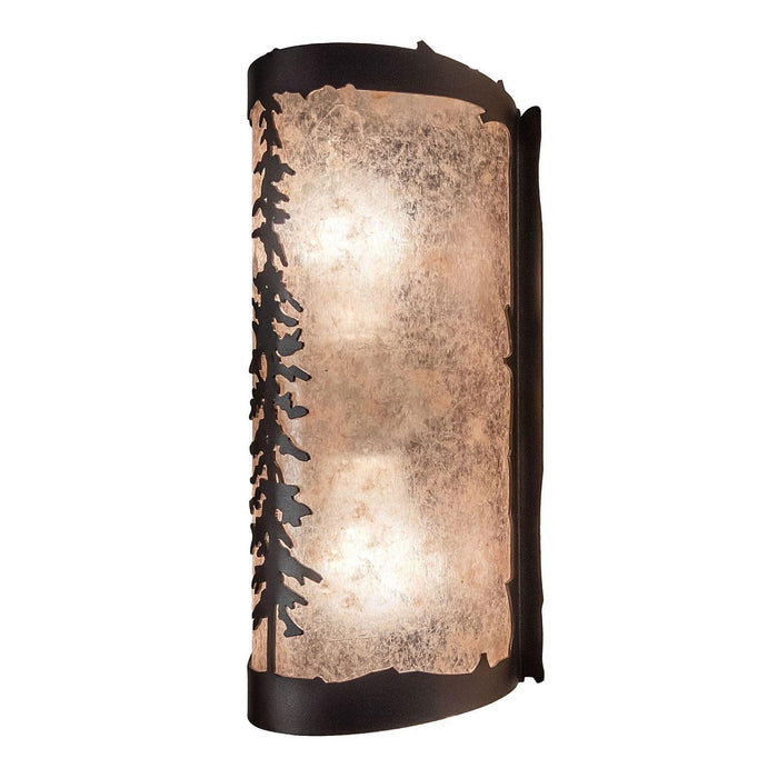 Meyda 5" Wide Tall Pines Wall Sconce