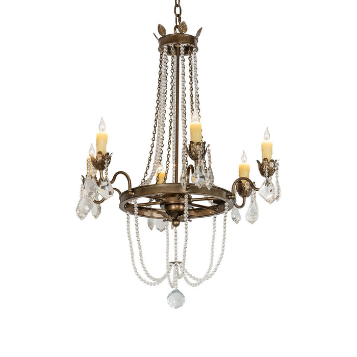 Meyda 28" Wide French Country Dominique Chandelier
