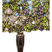 Meyda 26" Tiffany High Trillium & Violet Table Lamp