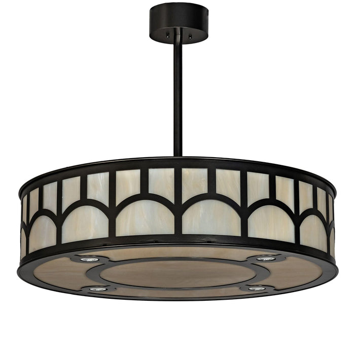 Meyda 37" Wide Mission Hill Top Pendant