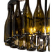Meyda 26" Wide Tuscan Vineyard 20 Wine Bottle Semi-Flushmount