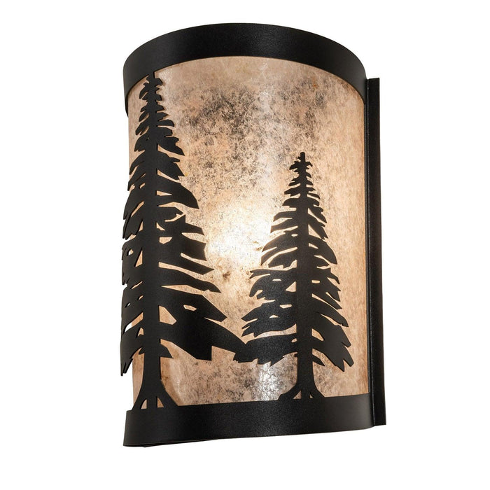 Meyda 8" Wide Tall Pines Wall Sconce