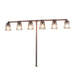 Meyda Rustic 48" High X 65" Wide PipeDream 6 Light Table Lamp