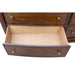 Sunset Trading Bahama Shutter Wood 6 Drawer Double Dresser | Tropical Walnut Brown CF-1130-0158